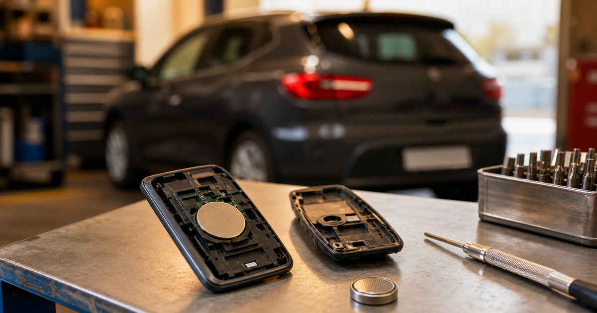 Comment changer la pile de la carte d’une Renault Mégane 4 ?