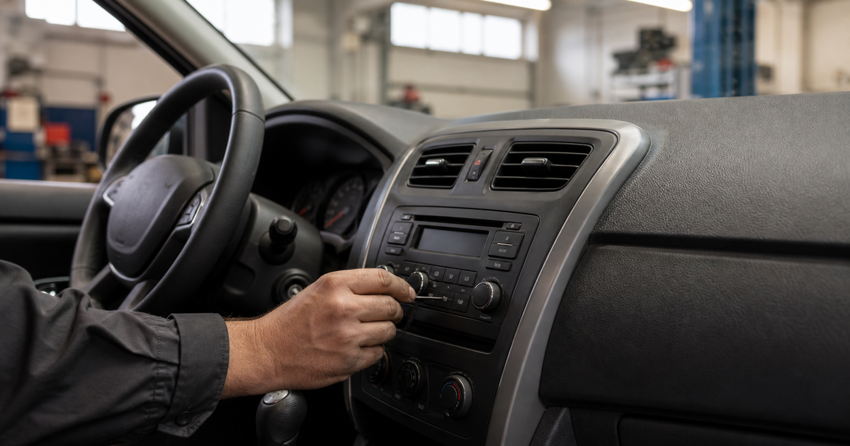Code autoradio Dacia Sandero : récupération et saisie
